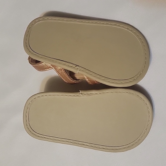 Carter's Metallic Baby Girl Sandals 6-9 Months - Picture 4 of 4